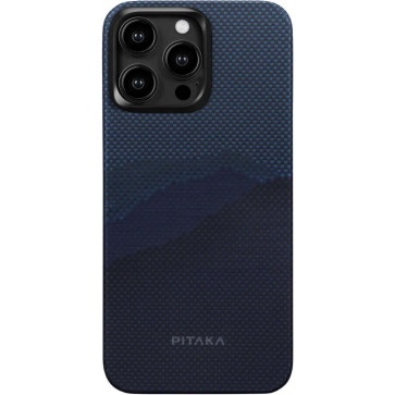 Pitaka MagEZ Aramid Case 4 600D mit MagSafe, iPhone 15 Pro, Over the Horizon Galaxy