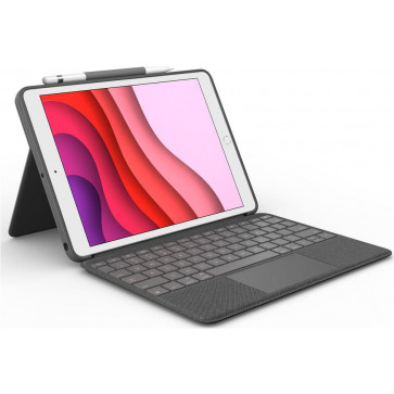 Logitech Combo Touch Keyboard Case mit Trackpad, 10,2" iPad (2019-2021), CH-Tastatur, Carbon schwarz