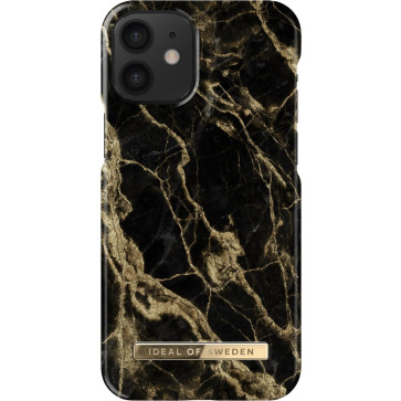 iDeal of Sweden Designer Hard-Cover, iPhone 12 mini, Golden Smoke Marble