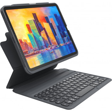 Zagg Pro Keys, Wireless Tastatur, iPad Air 10.9" (2020-2022) Grau, CH-Tastatur