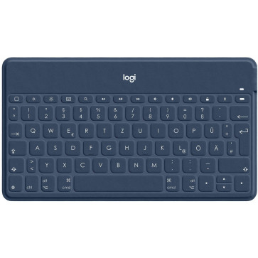 Logitech Keys-To-Go, iOS Keyboard (CH), Apple TV, blau