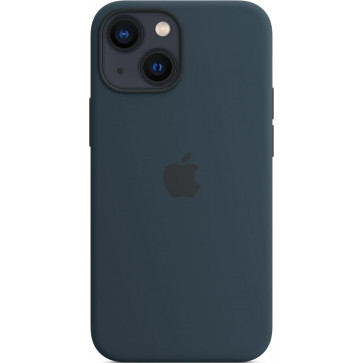 Apple Silikon Case mit MagSafe, iPhone 13 mini (5.4"), Abyssblau