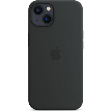 Apple Silikon Case mit MagSafe, iPhone 13 (6.1"), Mitternacht