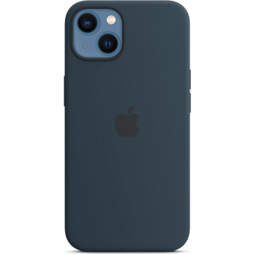 Apple Silikon Case mit MagSafe, iPhone 13 (6.1"), Abyssblau