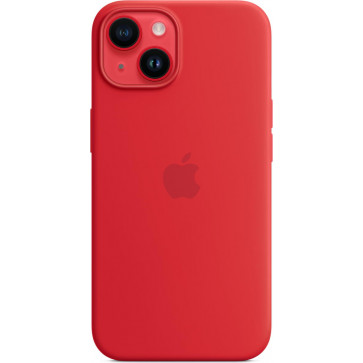 Apple Silikon Case mit MagSafe, iPhone 14 (6.1"), Rot (PRODUCT)
