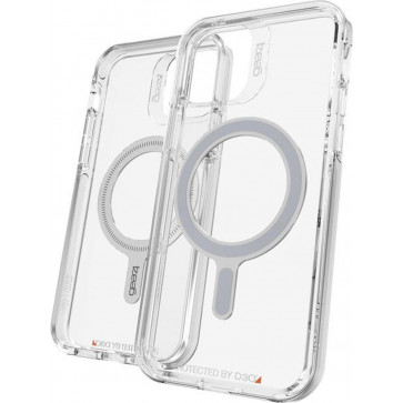 Gear4 Crystal Palace Snap Case MagSafe, iPhone 12/12 Pro, Clear