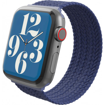 Gear4 Braided Band Large für Apple Watch 42/44/45 mm, Blau