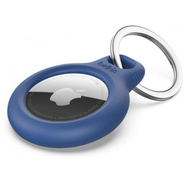 Belkin Secure Holder mit Schlüsselanhänger für Apple AirTag, blau