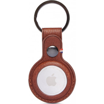 Decoded Schlüsselanhänger Leder für Apple AirTag, braun
