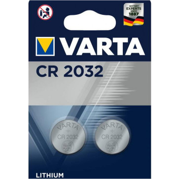 Varta CR2032 Li-Ion Knopfzelle, 3V, 2er Pack