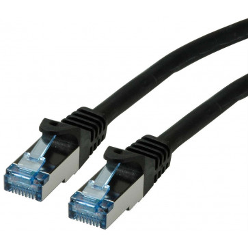 Ethernet Kabel 30cm, Kat.6a, schwarz, in Säckli