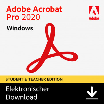 EDU Acrobat Pro 2020, Kauflizenz, multilingual, Windows, Adobe