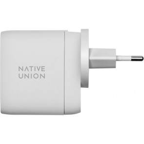 Native Union 67W Dual USB-C Power Adapter GaN, Weiss