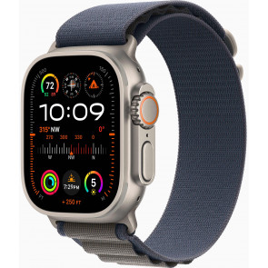 Apple Watch Ultra 2 GPS+Cell, 49mm, Titanium Case, Alpine Loop Blau Medium