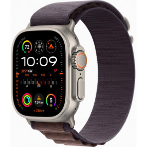 Apple Watch Ultra 2 GPS+Cell, 49mm, Titanium Case, Alpine Loop Indigo Medium