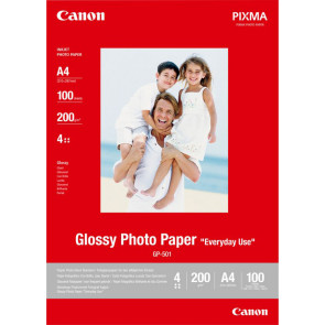 Fotopapier glossy A4, 100 Blatt, Canon