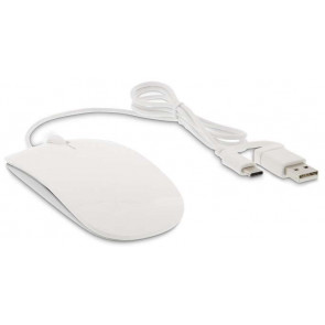LMP Easy Maus, USB-C + USB-A, kabelgebunden, weiss