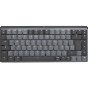 Logitech MX Mechanical mini, beleuchtete Wireless Tastatur CH, Spacegrau, Mac Edition