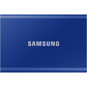Samsung 2TB T7 Portable SSD, Indigo Blau