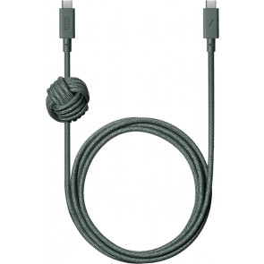 Native Union Anchor USB-C auf USB-C-Kabel, 3m, Slate Green