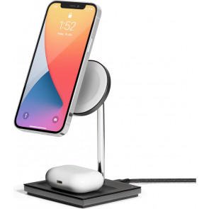 Native Union Snap 2-in-1 Wireless Charger, Schwarz