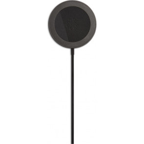 Decoded Nike Grind Leder Magnetic Wireless Charger 15W, für iPhone, Schwarz
