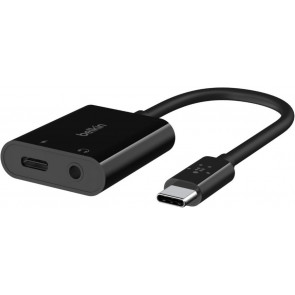 RockStar 3,5-mm Klinken Audio und USB-C-Ladeadapter, Belkin