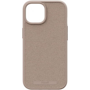Njord Fabric Case MagSafe, iPhone 15, Pink Sand