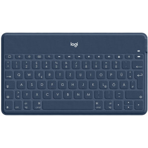 Logitech Keys-To-Go, iOS Keyboard (CH), Apple TV, blau