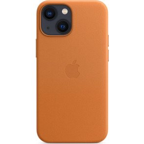 Apple Leder Case mit MagSafe, iPhone 13 mini (5.4"), Goldbraun