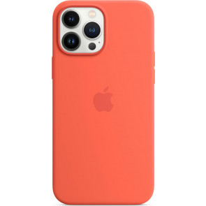 Apple Silikon Case mit MagSafe, iPhone 13 Pro Max (6.7"), Nektarine