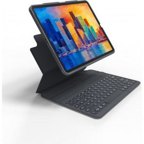 Zagg Pro Keys, Wireless Tastatur, iPad Pro 11" (2020-2021) Dunkelgrau, CH-Tastatur