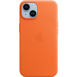 Apple Leder Case mit MagSafe, iPhone 14 (6.1"), Orange