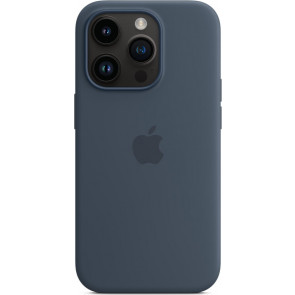 Apple Silikon Case mit MagSafe, iPhone 14 Pro (6.1"), Sturmblau