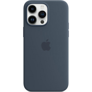 Apple Silikon Case mit MagSafe, iPhone 14 Pro Max (6.7"), Sturmblau