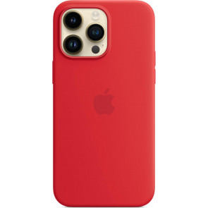 Apple Silikon Case mit MagSafe, iPhone 14 Pro Max (6.7"), Rot (PRODUCT)