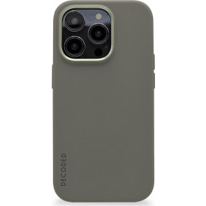 Decoded Silikon Backcover mit MagSafe, iPhone 14 Pro, Olive