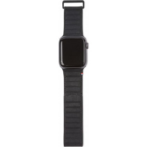 DEMO: Lederarmband Magnetic für Apple Watch 42/44 mm, schwarz, Decoded