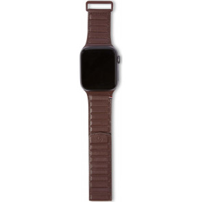 Decoded Lederarmband Magnetic für Apple Watch 42/44/45/49 mm, Braun