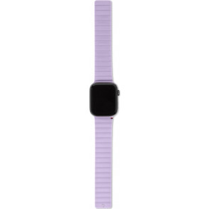 Decoded Silikonarmband Magnetic Traction für Apple Watch 38/40/41 mm, Lavender