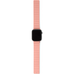 Decoded Silikonarmband Magnetic Traction für Apple Watch 42/44/45/49 mm, Peach