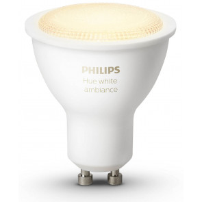 Philips Hue White Ambiance GU10 LED-Lampe, 250 Lumen