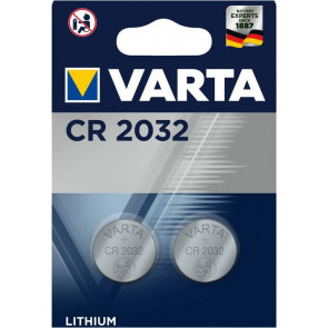 Varta CR2032 Li-Ion Knopfzelle, 3V, 2er Pack