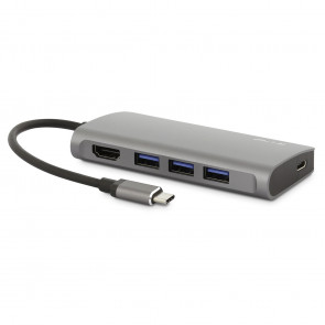 LMP USB-C Video Dock 5 Port, HDMI, USB 3.0, USB-C, spacegrau