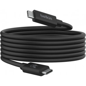 Belkin Connect USB-C auf USB-C Kabel, Thunderbolt 4, USB 4, 2.0m, schwarz, (240W)