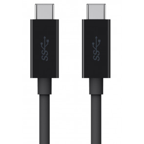 USB-C auf USB-C Monitor Kabel5K, 2m, schwarz, (100W), Belkin
