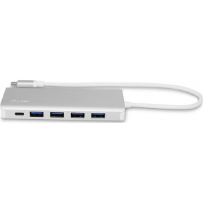 LMP USB-C 7 Port Hub, Silber