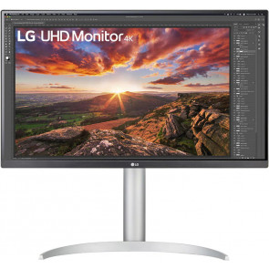 LG 27UP850NP-W UHD 4K Monitor 27" mit 90W USB-C, 3840x2160, silber