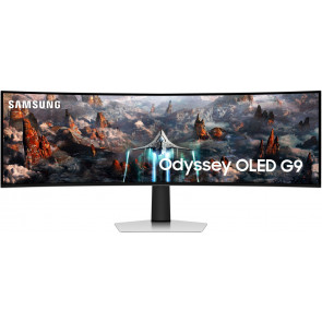 Samsung 49" Curved Odyssey OLED Gaming Monitor G93SC, Silber
