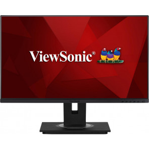 24" ViewSonic VG2455 Business Monitor, 1080p, USB Typ-C mit 60 Watt, HMDI, DP, VGA, Schwarz